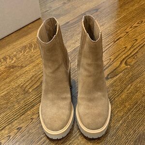 Dolce Vita Tan Ankle Boots